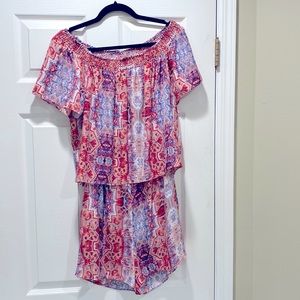 Parker Silk Romper size L. Only worn once!! Perfect condition!